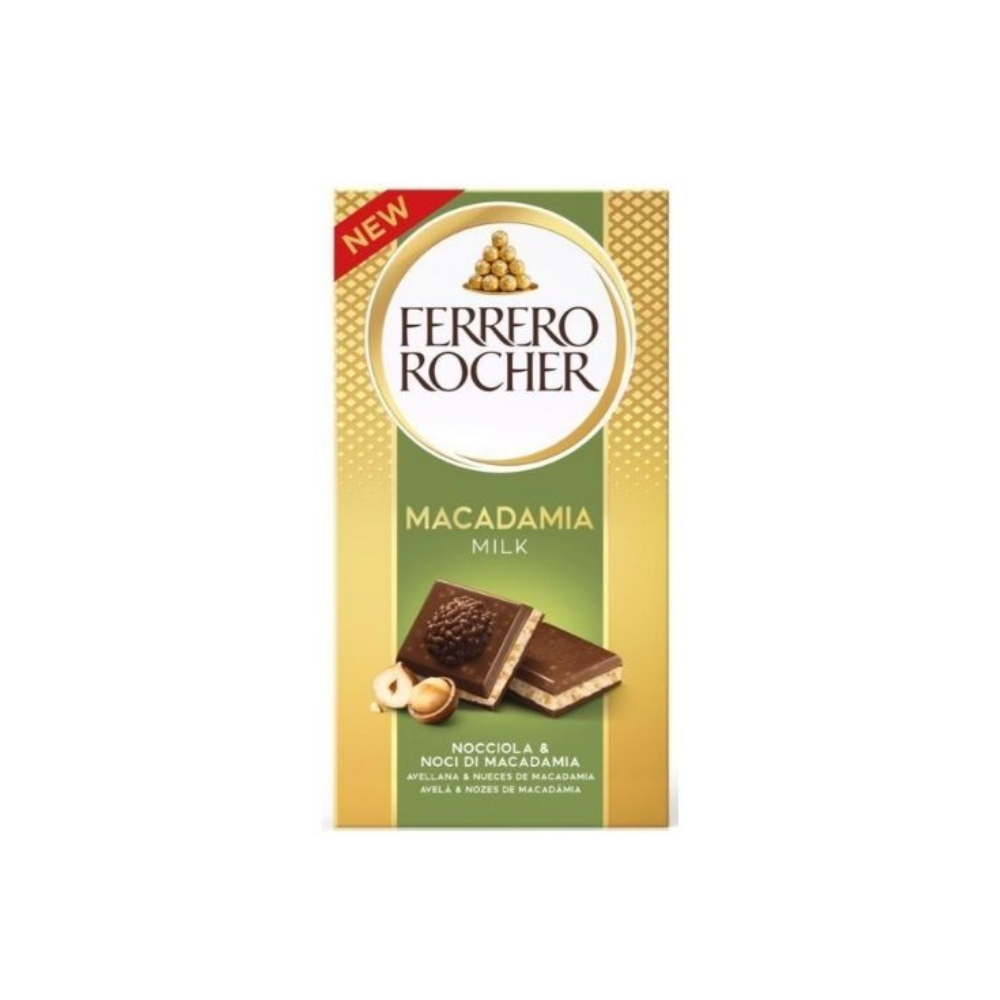 Ferrero tavoletta rocher gr90 macadamia | Home Essential