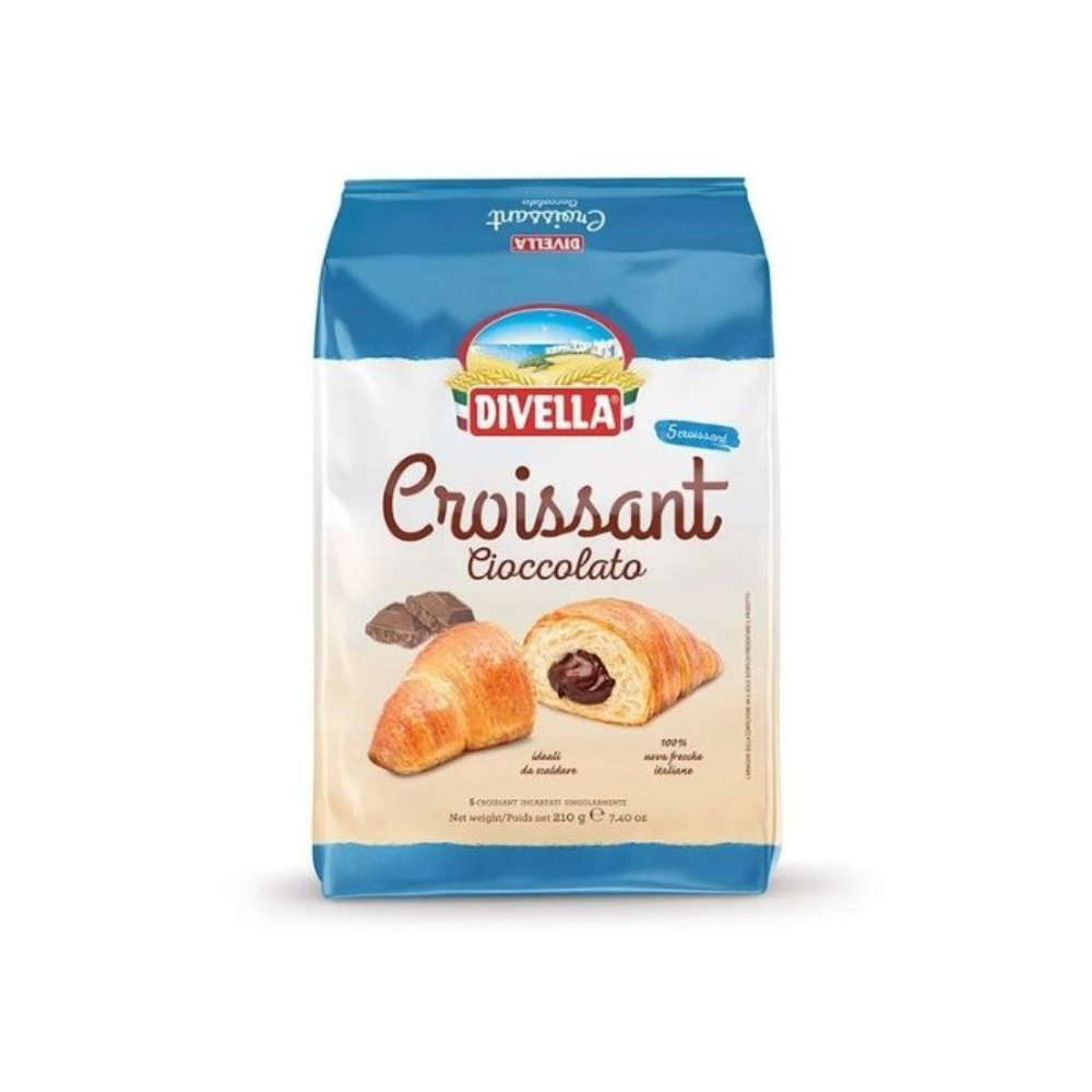 Divella croissant x5 gr210 cioccolato | Home Essential