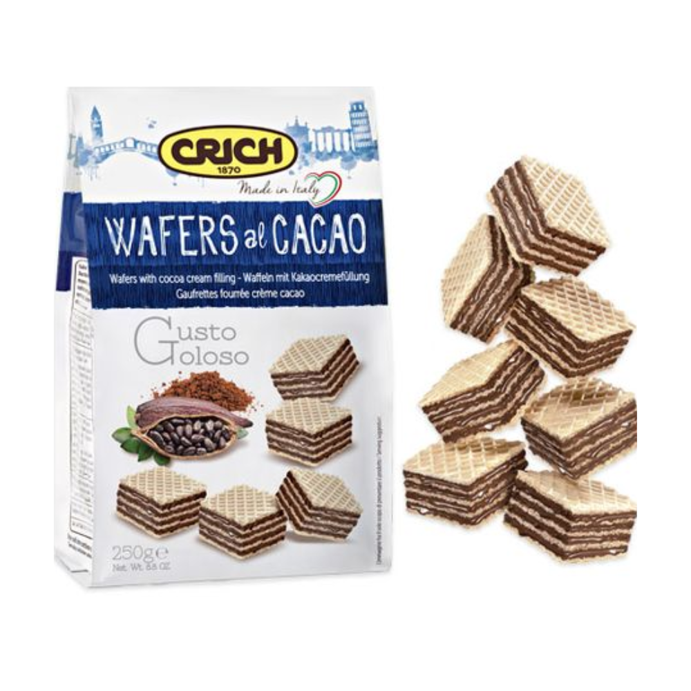 Crich wafer gr 250 cacao | Home Essential