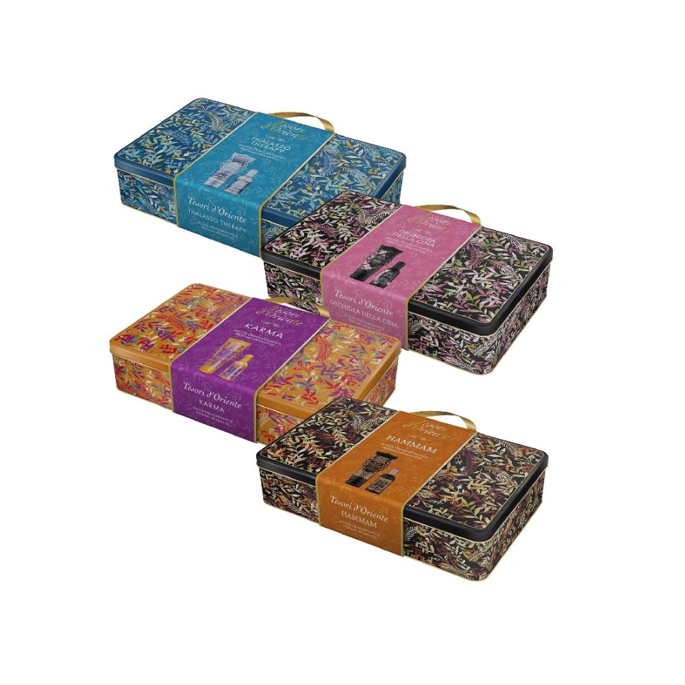 Confezione regalo tesori d'oriente valigetta metallo | Home Essential