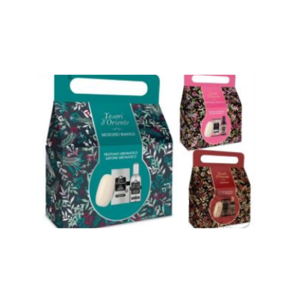Confezione regalo tesori d'oriente saponetta+edt | Home Essential
