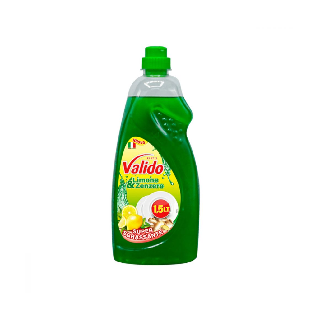 Detersivo Piatti Valido 1,5Lt Limone E Zenzero | Home Essential