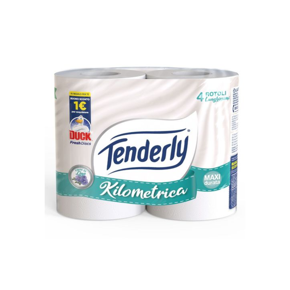 Tenderly carta igienica kilometrica x4 | Home Essential