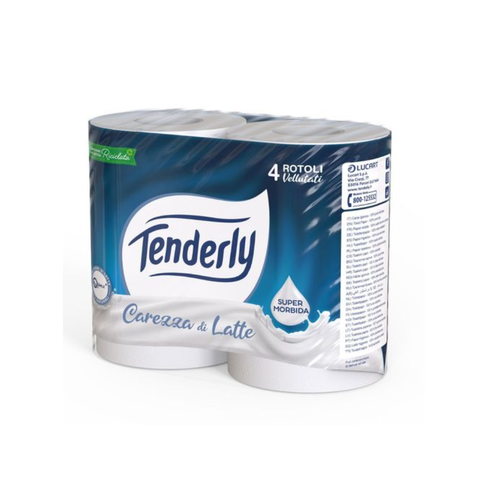 Tenderly carta igienica carezza x4 | Home Essential