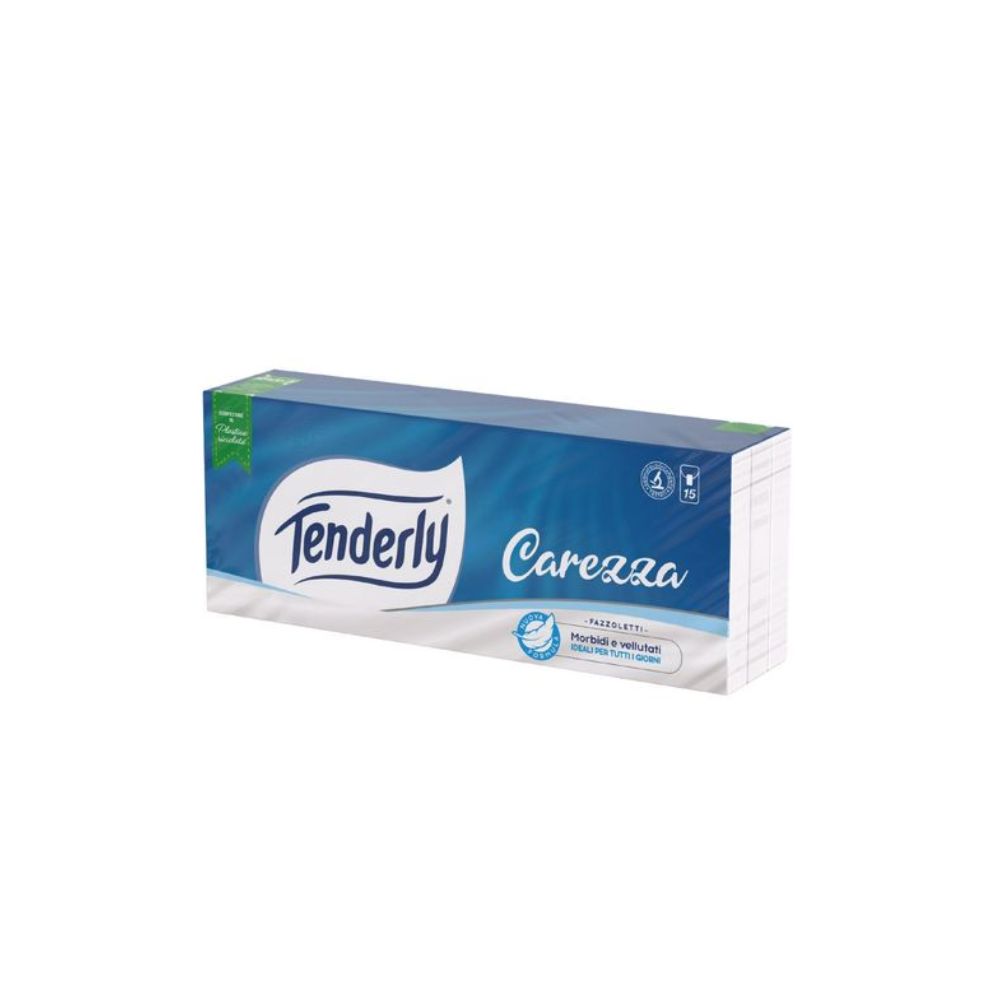 Tenderly Fazzoletti Carezza X15 pacchetti | Home Essential