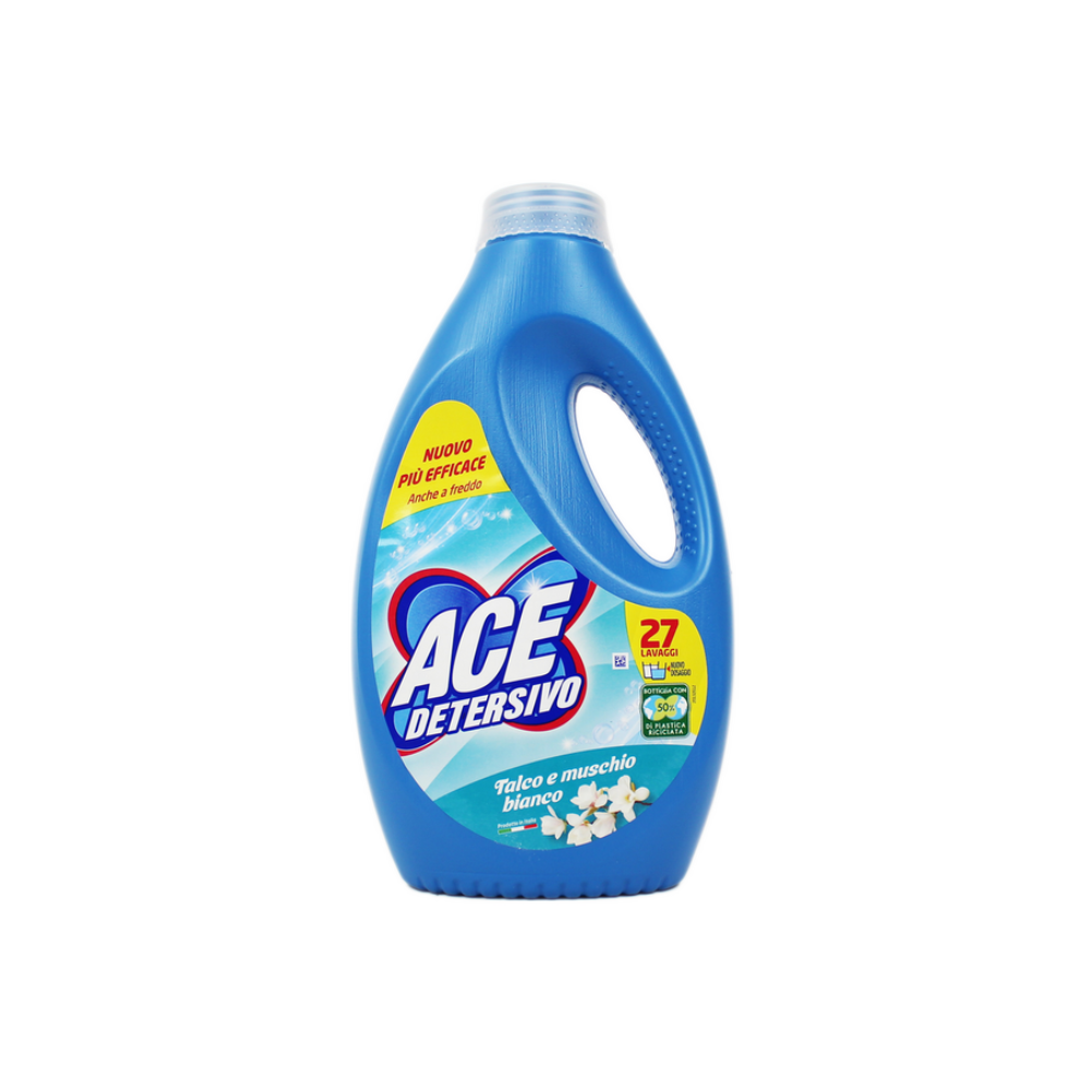 Detersivo Lavatrice Ace 27 Lavaggi Talco E Muschio | Home Essential