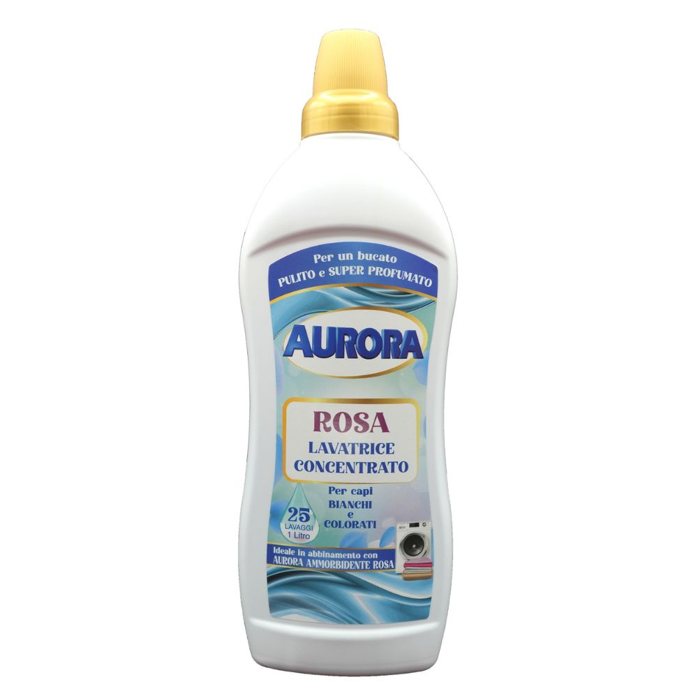 Detersivo Lavatrice Concentrato Aurora 1l Rosa | Home Essential