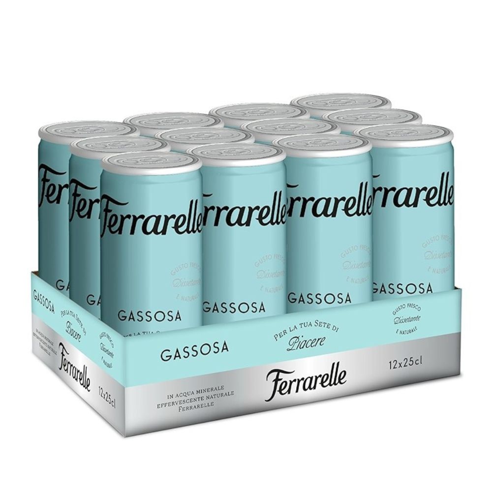 Gassosa Ferrarelle Novità 12 lattine | Home Essential