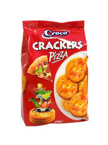 Crackers Croco 150gr Top Pizza | Home Essential