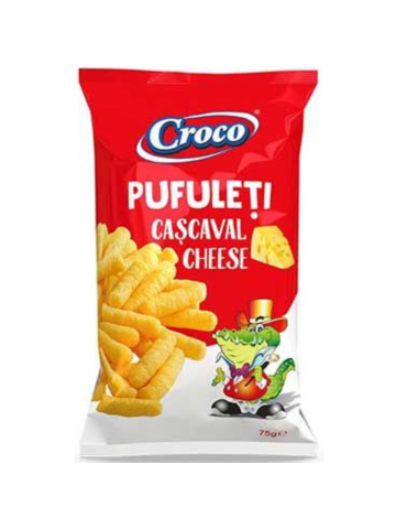 Patatine Croco Corn Puff 75gr Formaggio | Home Essential