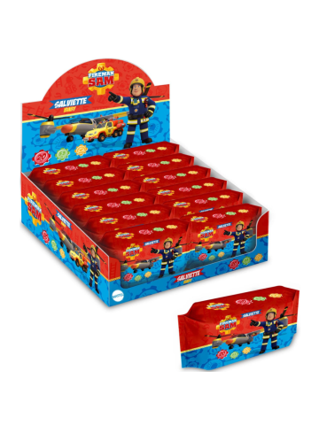 Salviettine Sam Il Pompiere 20 pz Talco | Home Essential