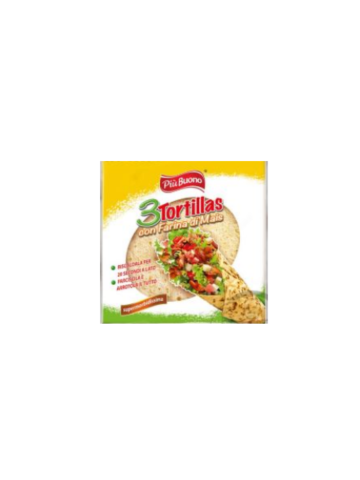 Tortilla Di Mais Piu Buono 3pz 210g | Home Essential