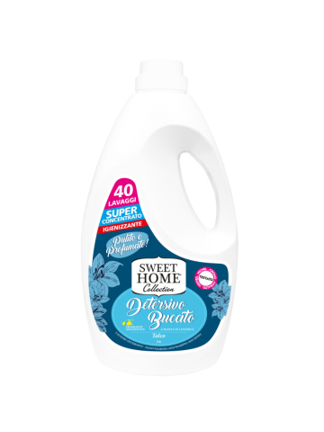 Sweet Home Detersivio Lavatrice Talco 40 Lavaggi 2L | Home Essential