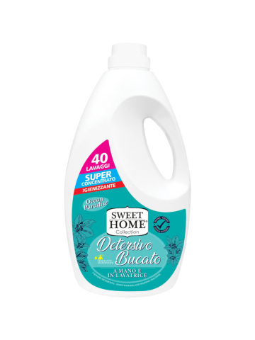 Sweet Home Detersivio Lavatrice Ocean 40 Lavaggi 2L | Home Essential