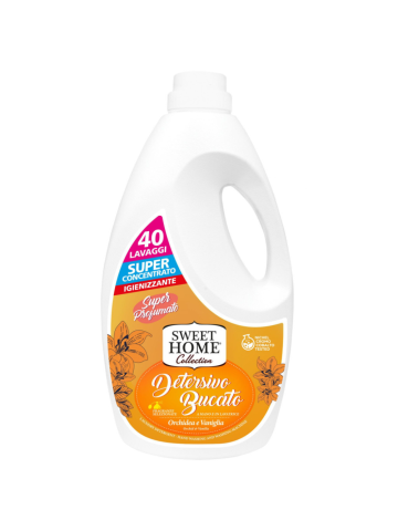 Sweet Home Detersivio Lavatrice Vaniglia 40 Lavaggi 2L | Home Essential
