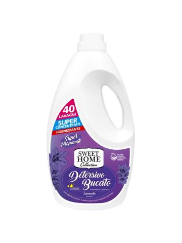 Sweet Home Detersivio Lavatrice Lavanda 40 Lavaggi 2L | Home Essential