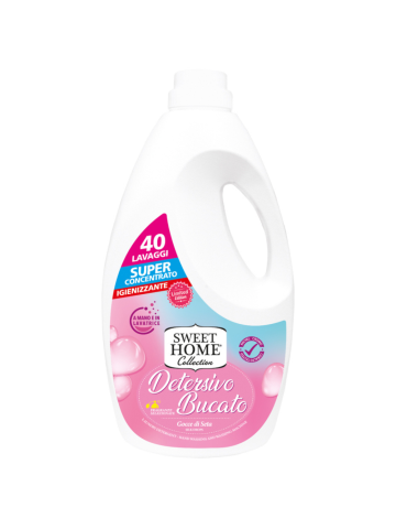 Sweet Home Detersivio Lavatrice Seta 40 Lavaggi 2L | Home Essential