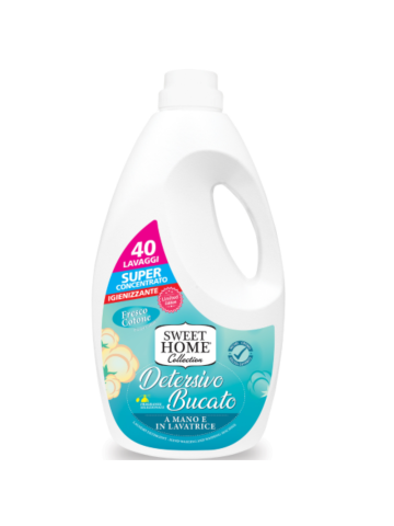 Sweet Home Detersivio Lavatrice Cotone 40 Lavaggi 2L | Home Essential
