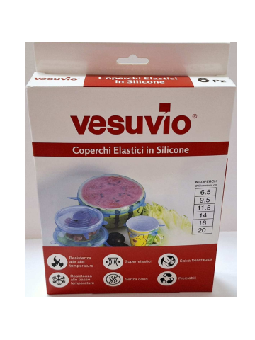 Vesuvio Copererchi In Silicone 6pz | Home Essential