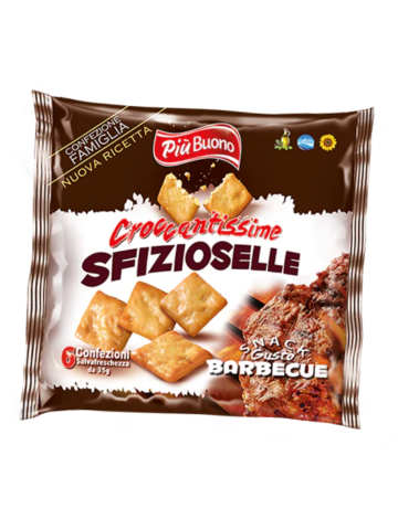 Snack Piu'buono Sfizioselle 180gr Barbecue | Home Essential