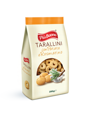 Taralli Piu'buono 250g Patate Rosmarino | Home Essential