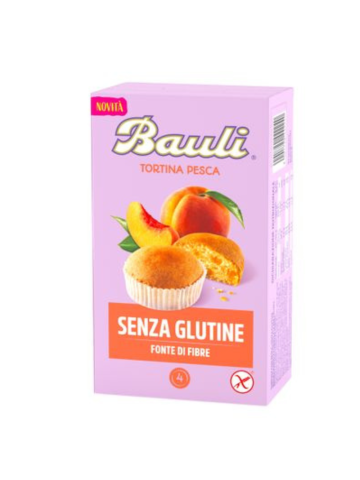 Bauli Tortina Pesca X4 Gr140 Sz Glutine | Home Essential