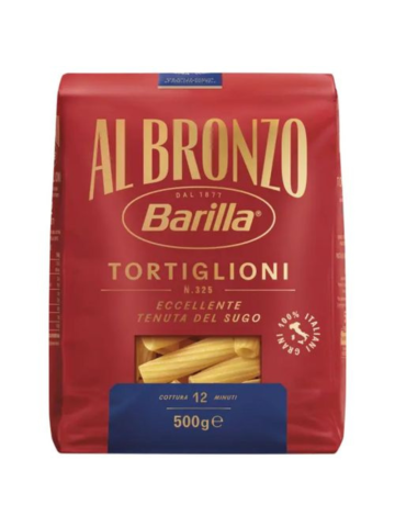 Barilla Pasta Bronzo Gr500 Tortiglioni | Home Essential