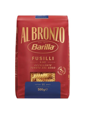 Barilla Pasta Bronzo Gr500 Fusilli | Home Essential