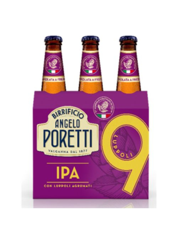 Poretti Birra 9 Luppoli Cl33x3 Ipa | Home Essential