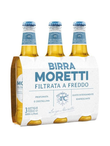 Moretti Birra Filtrata A Freddo Cl33x3 | Home Essential