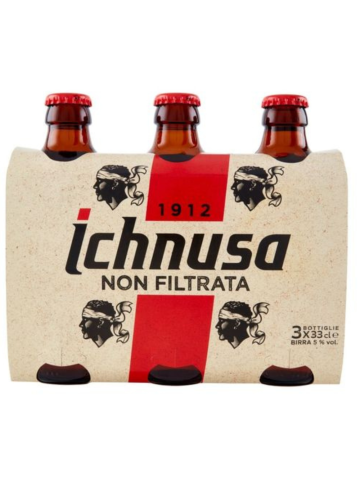 Ichnusa Birra Cl 33 X 3 Non Filtrata | Home Essential