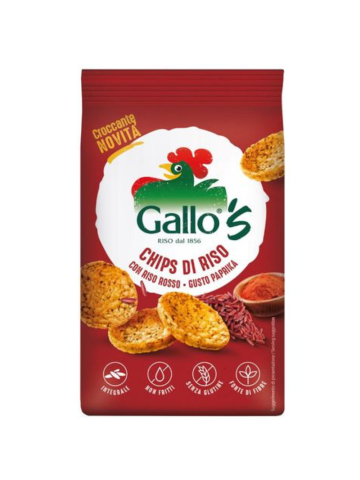Gallo's Chips Di Riso Gr40 Rosso Paprika | Home Essential