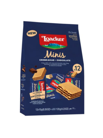 Loacker Wafer Minis Gr120 Cremkakao | Home Essential