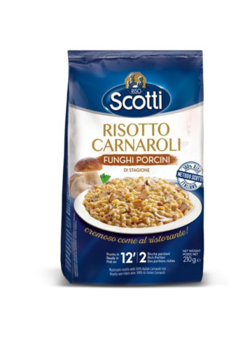 Scotti Risotto Carnaroli Gr210 Funghi Porcini | Home Essential