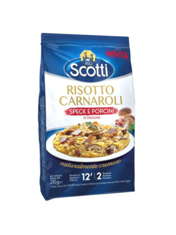 Scotti Risotto Carnaroli Gr210 Speck/porcini | Home Essential