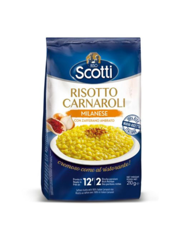 Scotti Risotto Carnaroli Gr210 Milanese | Home Essential