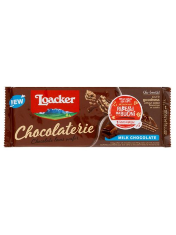 Loacker Wafer Gr 118 Chocolaterie Milk | Home Essential