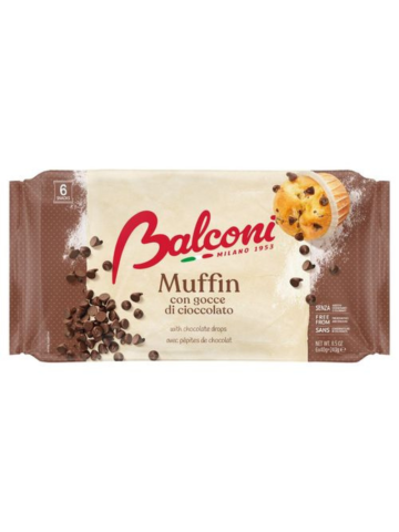 Balconi Muffin X6 Gr240 Gocce Cioccolato | Home Essential