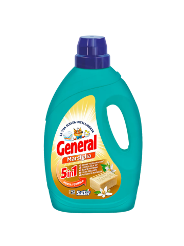 Detersivo Lavatrice General 44 Lavaggi 1,98l Marsiglia | Home Essential