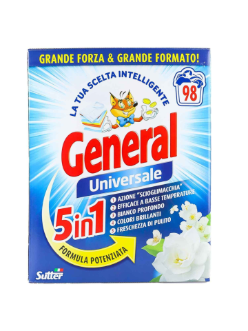 Detersivo Lavatrice General 98 Misurini Universale | Home Essential