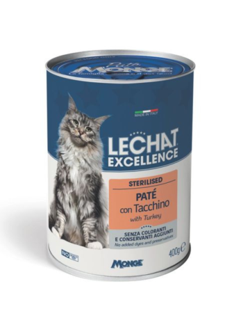 Monge Lechat Excel. Gr400 Pate Tacchino | Home Essential