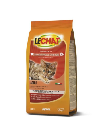 Monge Lechat Croccantini Kg1,5 Manz/verd | Home Essential