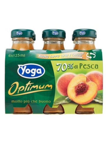 Yoga Optimum Succo Bott.6 X 125 Ml Pesca | Home Essential