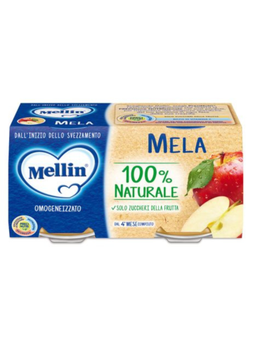 Mellin Omofrutta 2x100 Gr Mela | Home Essential