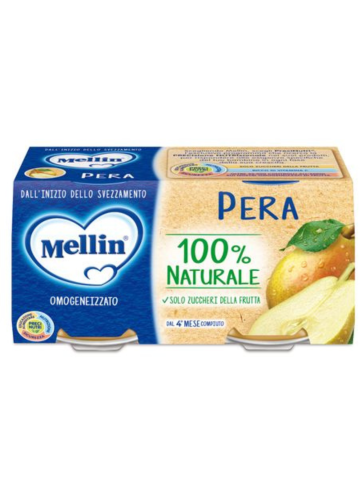 Mellin Omofrutta 2x100 Gr Pera | Home Essential