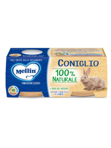 Mellin Omocarne 2x80 Gr Coniglio | Home Essential