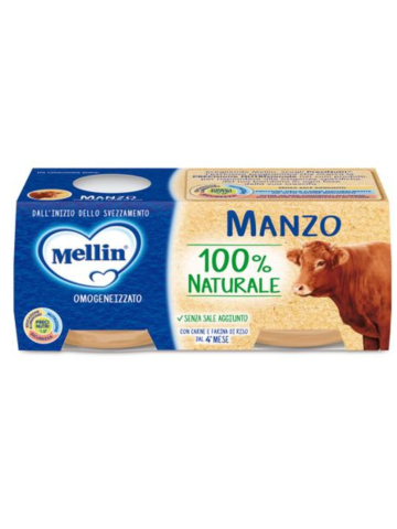 Mellin Omocarne 2x80 Gr Manzo | Home Essential