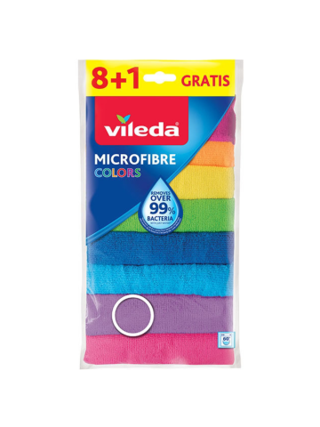 Panno Microfibra Vileda 8pz Colori Assortiti | Home Essential