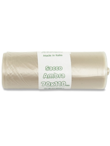 Sacco Rifiuti Ambra Gamef 70x110cm 8pz Rotolo | Home Essential