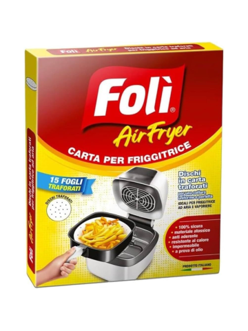 Fogli Per Friggitrice Aria FolÌ 15Pz Diametro 23Cm | Home Essential